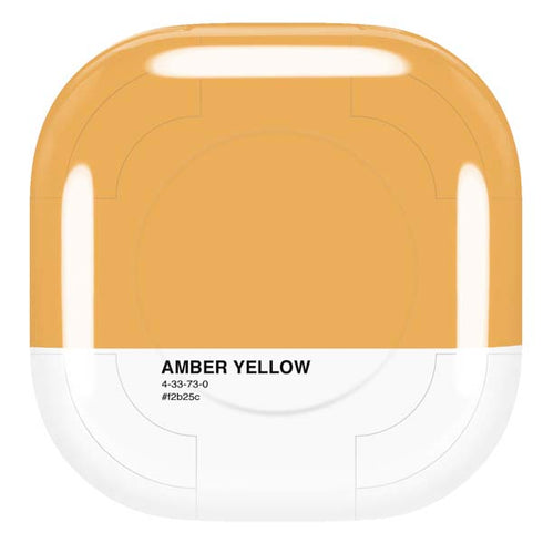 Amber Yellow Galaxy Buds Pro Skin